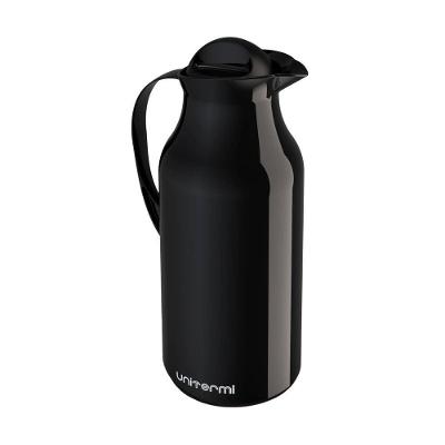 Garrafa Térmica De Mesa Siena Preta 1L Café Chá Chimarrão