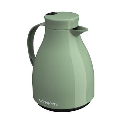 Garrafa Térmica De Mesa Paris Verde 1L Bule Gatilho Café Chá