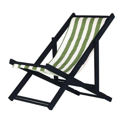 Espreguiçadeira Preguiçosa Dobrável Black Sb-list. Verd-branco