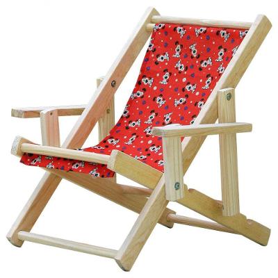 Infantil Cadeira Espreguiçadeira Dobrável-vermelho Cachorros