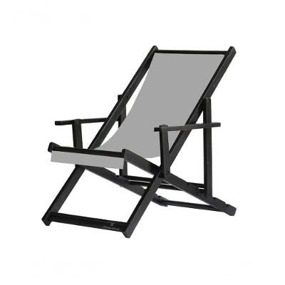 Espreguiçadeira Preguiçosa Dobrável Black Cb-cinza