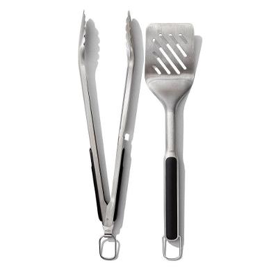 Pinça E Espátula Para Churrasco Em Inox Oxo