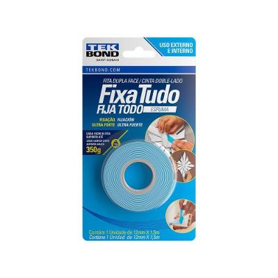 Fita Espuma Dupla Face 12mmx1,5m - Tekbond