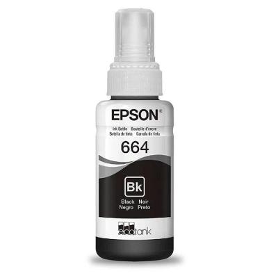 Refil De Tinta Epson Preto T664120 70ml