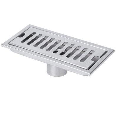 Ralo Linear 20cm Aço Inox Banheiro Lavabo Area Externa Anti Odor Anti Inseto Piscina Quintal