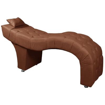 Maca Estofada Para Clínica De Estética Facial Com Capitonê Terracota