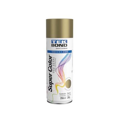 Tinta Aerossol Uso Geral 350ml - Tekbond Dourado