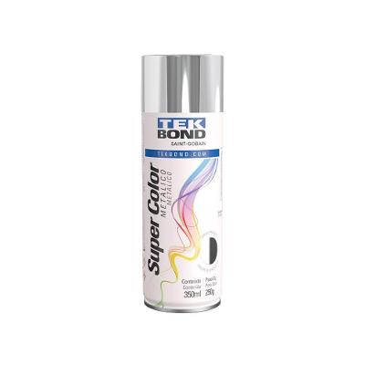 Tinta Aerossol Metálico 350ml - Tekbond Cromado