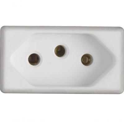Kit 8 Modulo Tomada 2p+t Tramontina 10 A 250 V Branco