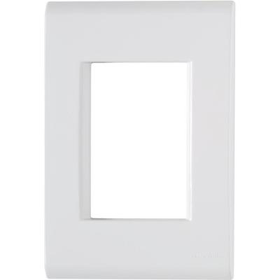 Kit 4 Placa 3 Postos Juntos 4x2 Tramontina Liz Branca