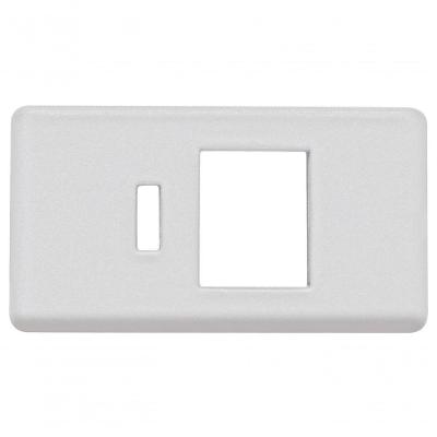 Kit 6un Módulo Tampo Para Tomada Rj Tramontina Izyflat Branco Tramontina