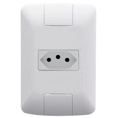 Conjunto Placa Com 1 Tomada 10a Aria Branca - Tramontina