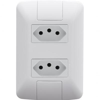 Kit 9 Conj 4x2 Com 2 Tomadas 2p+t Tramontina 20a 250v