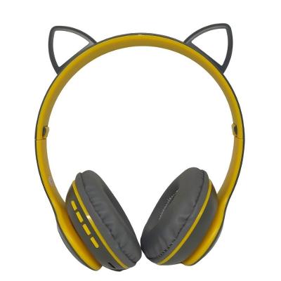 Cat Ear Headphone Ct-66 Cor Cinza
