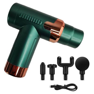 Massageador Sem Fio Manual 6 Modos 4 Pontas Massagem Relaxante Musculo Tensao Alivia Dores Relaxa
