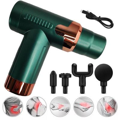 Massageador Portatil 6 Modos 4 Pontas Massagem Relaxante Anti Estresse Alivia Dores Corpo Tensao