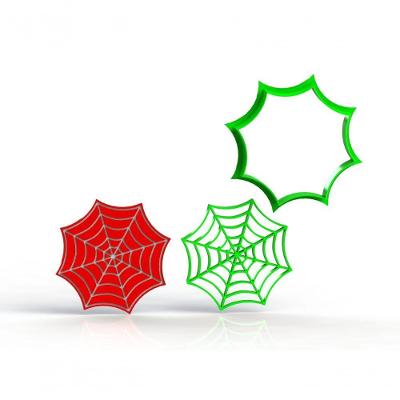 Cortador Homem Aranha Teia Modular Mod 2 Tamanho 6 Cm