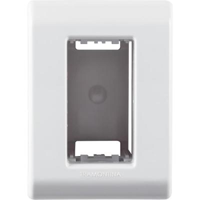 Kit 3 Caixa De Sobrepor 1 Posto Tramontina Lizflex Branca