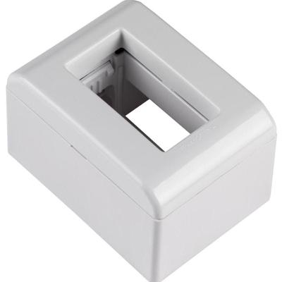 Kit 6 Caixa De Sobrepor 1 Posto Tramontina Lizflex Branca