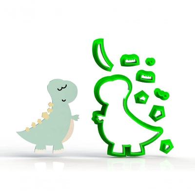 Cortador Dinossauros Festa - Mod 2 Tamanho 6 Cm