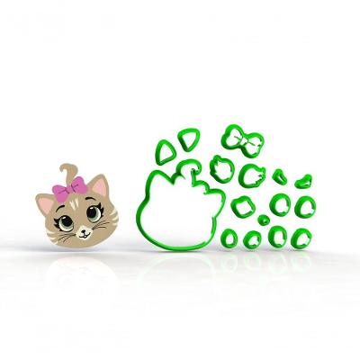 Cortador Kit 44 Gatos Pilou Tamanho 5 Cm