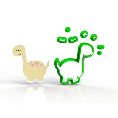 Cortador Dinossauro Festa - Mod 1 Tamanho 5 Cm