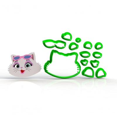 Cortador Kit 44 Gatos Milady Tamanho 5 Cm