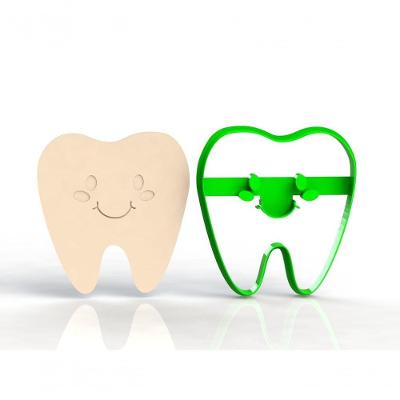 Cortador Dente Mod 2 Sorrindo Tamanho 8 Cm