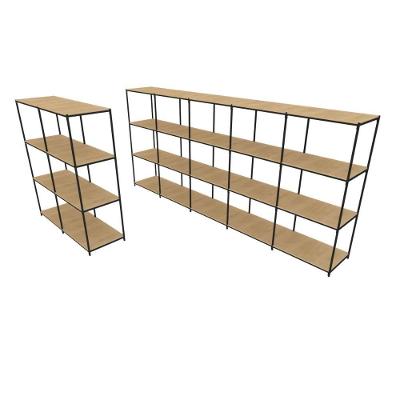Praleira De Aço Reforçada Mini Porta Pallet 200x60x90 Estante Estoque Bandeja Crua Módulos Conjugados 2 + 5