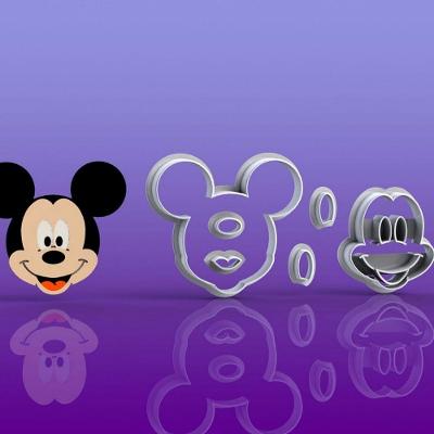 Cortador Mickey Modular Tamanho 5Cm