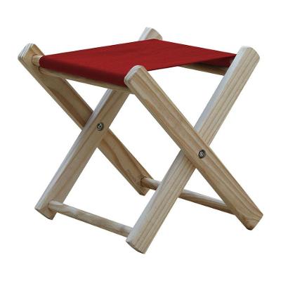 Banquinho De Madeira Banqueta Dobrável Pescador-vermelho