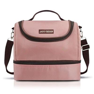Bolsa Térmica Com 2 Compartimentos Essencial Iii Jacki Design Rosa