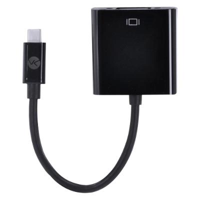 Adaptador Usb Tipo C X Vga Femea Full Hd 1080p 20cm