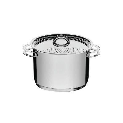 Espagueteira Tramontina Solar Aço Inox Fundo Triplo 24 Cm 7,7 Litros