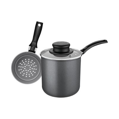 Cuscuzeira Tramontina Antiaderente Max Chumbo 10 Cm 0,8 L