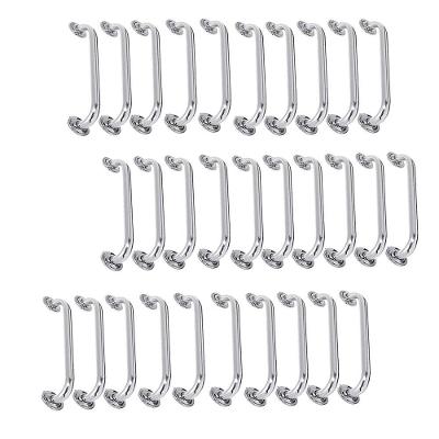 Alça De Apoio 50cm Barra Inox Kit 30 Unidades Banheiro Corrimao Acessibilidade