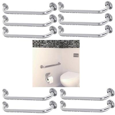 Alça De Apoio 60cm Barra Kit 10 Uni Acessivel Corrimao Suporte Resistente