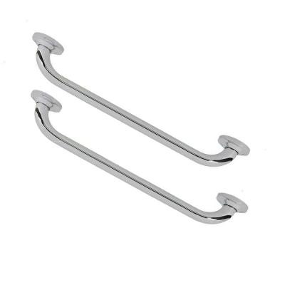 Alça Apoio 2 Uni Inox 30cm Barra Suporte Anti Queda Cadeirante Gestante Idoso Criança Pcd Banheiro
