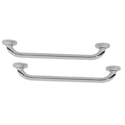 Barra Alça Apoio 30cm Inox Kit 2 Uni Anti Queda Idoso Gestante Pcd Cadiernate Suporte Evita Acidente