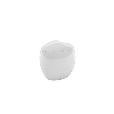 Porta-algodão/cotonetes Spoom 10,8 X 10,6 X 8,5 Cm Branco Coza