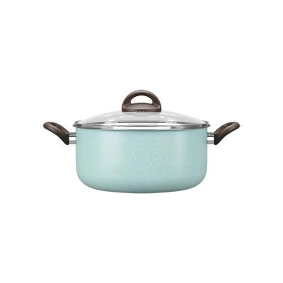 Caçarola Com Tampa 24 Cm Revestimento Cerâmico Antiaderente Mineral Resist Ceramic Life Verde