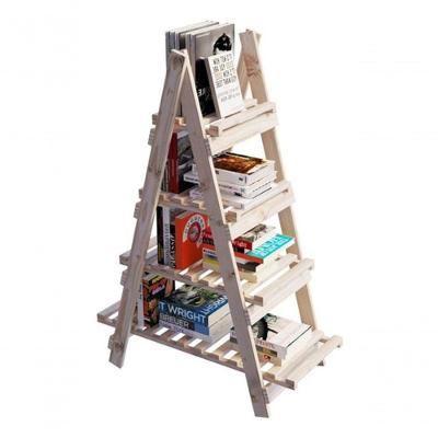 Suporte Para Livros 4 Prateleiras Escada