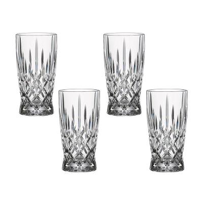 4 Copos Altos Noblesse Em Vidro Cristal 250ml Nachtmann