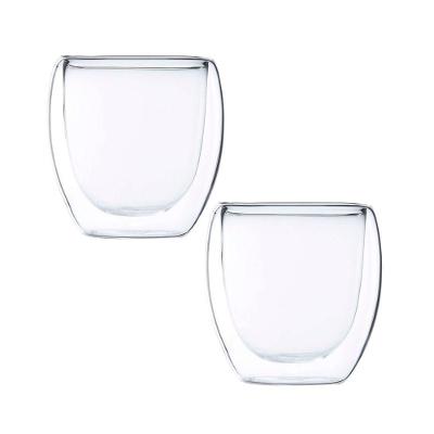 2 Copos Com Parede Dupla Blend Em Vidro 250ml Maxwell & Williams