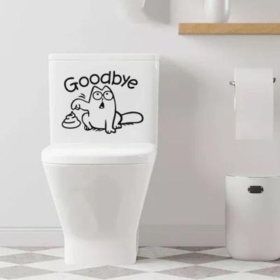 Adesivo Vinil Decorativo Tampa De Vaso Sanitário Cor Preto
