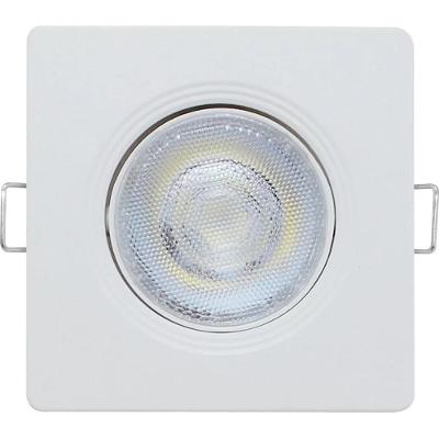 Mini Spot Led Embutir Quadrado Fênix 3w 3000k Mr11 Bivolt Kian