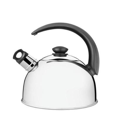 Chaleira Tramontina Com Apito Em Aço Inox Cabo Preto 3 L