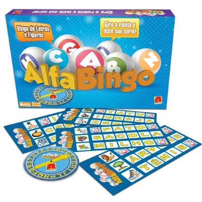 Alfabingo - Bingo De Letras E Figuras - Algazarra