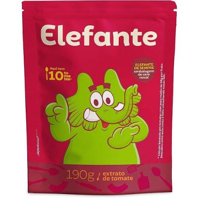 Elefante Extrato Tomate, Sache 190g