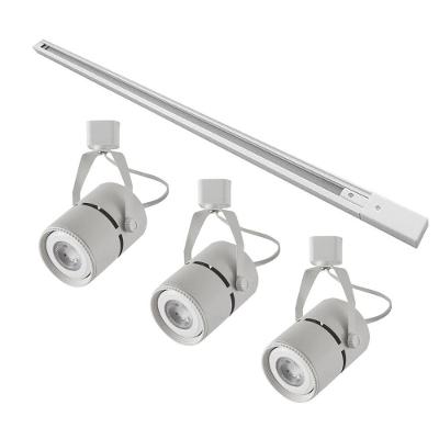 Kit Trilho Eletrificado 1m + 3 Spots Par20 - Nordecor Branco